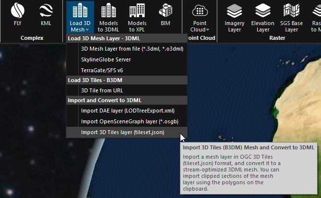 Exporting 3D Mesh Layers to Other Formats